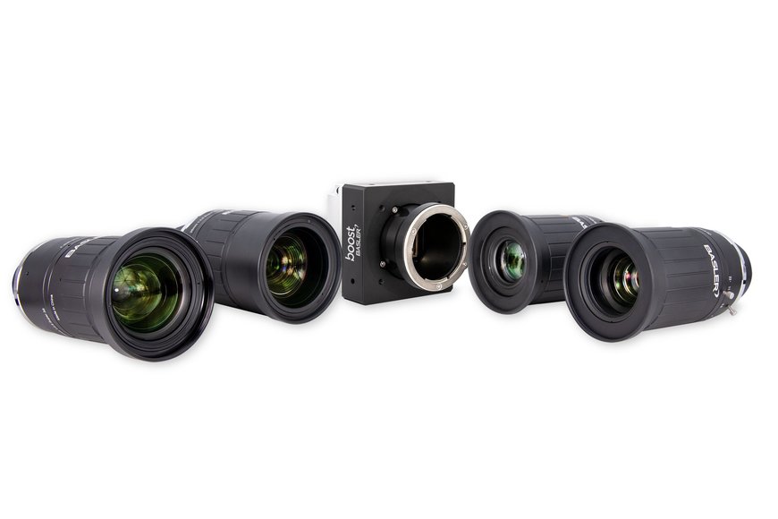 High Resolutions for CoaXPress Applications: boost Camera with Matching Basler F-mount Lens
